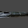 Weapon Spaceship 3d model