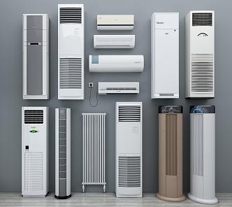 modern air conditioning 3d model