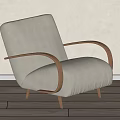 Single sofa 3d model