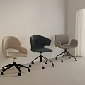 Modern Office Chairs In Beige Black Grey With Sleek Design And Wheels