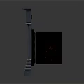 Dark Colored Marble Fireplace with Classic Columns and Flat Mantel Design for Interior Decor