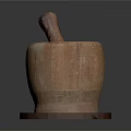 Handcrafted Wooden Mortar And Pestle Practical Household Tool For Grinding Spices And Herbs
