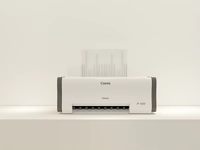 Printer White Printer 3d model