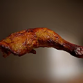 Appetizing Roasted Chicken Leg With Juicy Tender Meat And Crispy Golden Skin