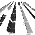 Various Types of Stackable Metal Public Chairs for Public Spaces Arrangement
