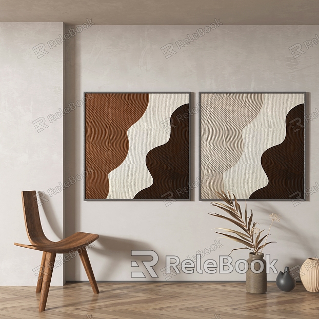 modern abstract painting abstract decorative painting model