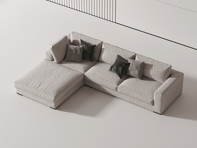 Modern Multiplayer Sofa 3d model