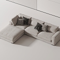 Modern Multiplayer Sofa 3d model