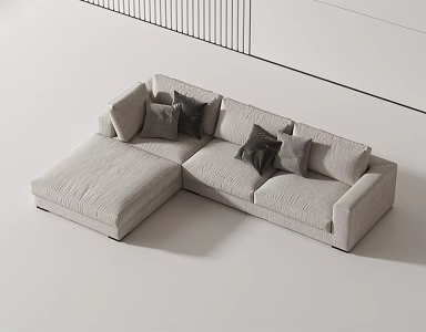 Modern Multiplayer Sofa 3d model
