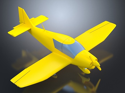 Modern Aircraft Cartoon Aircraft 3d model