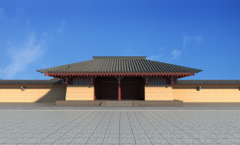 Chinese ancient building 3d model