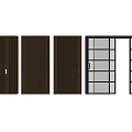 Various Security Door Designs With Different Panel Patterns And Safety Features 3d model
