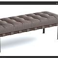 Barcelona Bench Barcelona Bench Sofa Stool 3d model