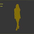 Blonde Woman Standing Gray Background Wearing White Cropped Top Yellow Ripped Pants Beige Sandals
