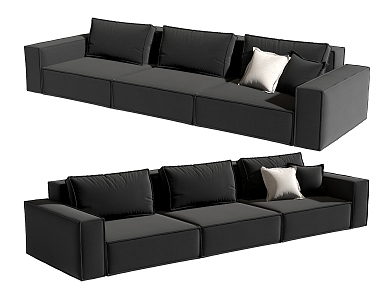 Modern Multiplayer Sofa 3d model