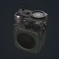 Realistic Old Sound Realistic Old Sound Speaker Electrical Equipment Old Objects 8090 s Retro 3d model