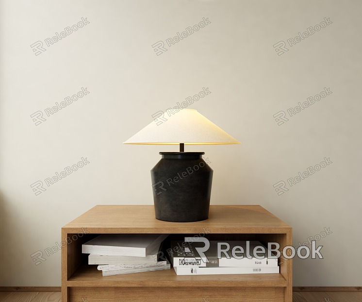 Pottery Pot Table Lamp model