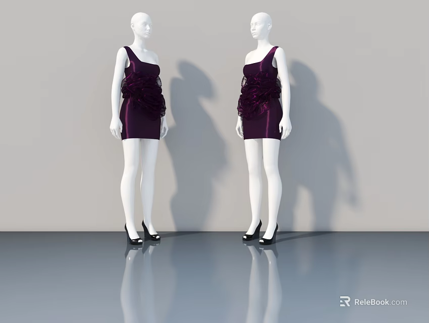 Modern Flat Door Design With Smooth Surface And Elegant Finish Details 3d model