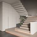 Modern Stairs 3d model