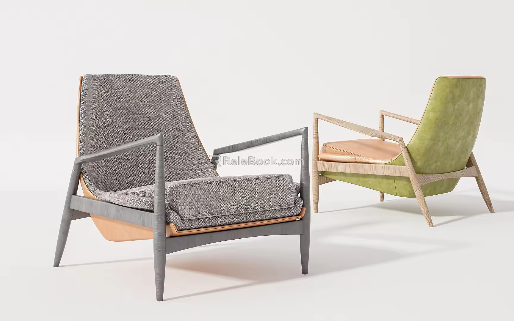 Modern single sofa 3d model