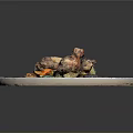 Roasted Chicken Drumsticks Served With Fresh Vegetables And Herbs On Light Blue Plate