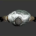 Detailed Medieval Warrior Armor With Green Cape And Gold Accents