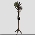 Stylish Wooden Coat Rack With Hanging Hats And Crossbody Bag For Home Use