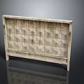 Light Wooden Cabinet Furniture With Geometric Pattern And Simple Design