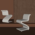 Modern single chair 3d model