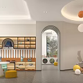 Kindergarten Interior With Playful Decor And Bright Space