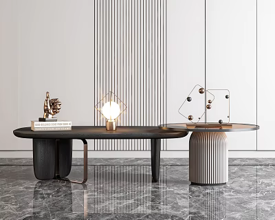 Modern coffee table coffee table combination 3d model Modern coffee table coffee table combination 3d model