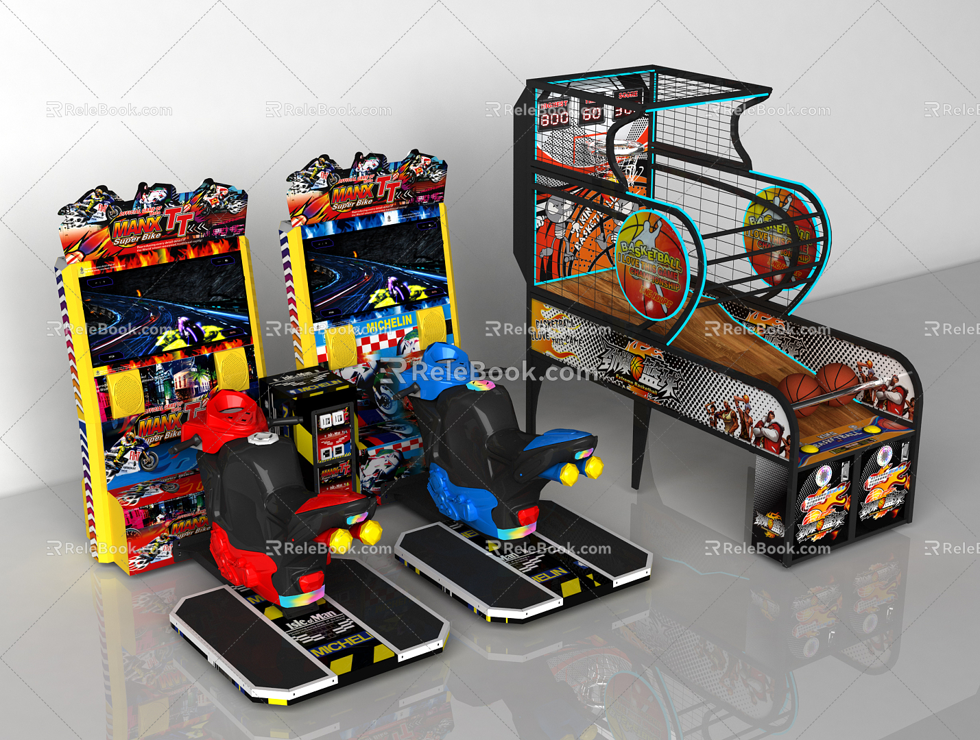 Modern Game Machine 3d model