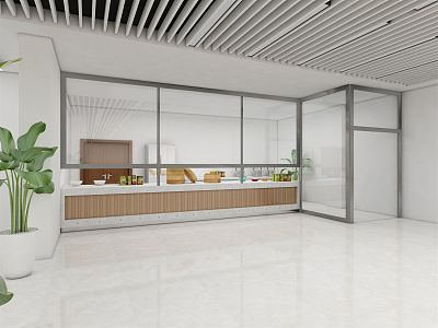 Modern Restaurant 3d model