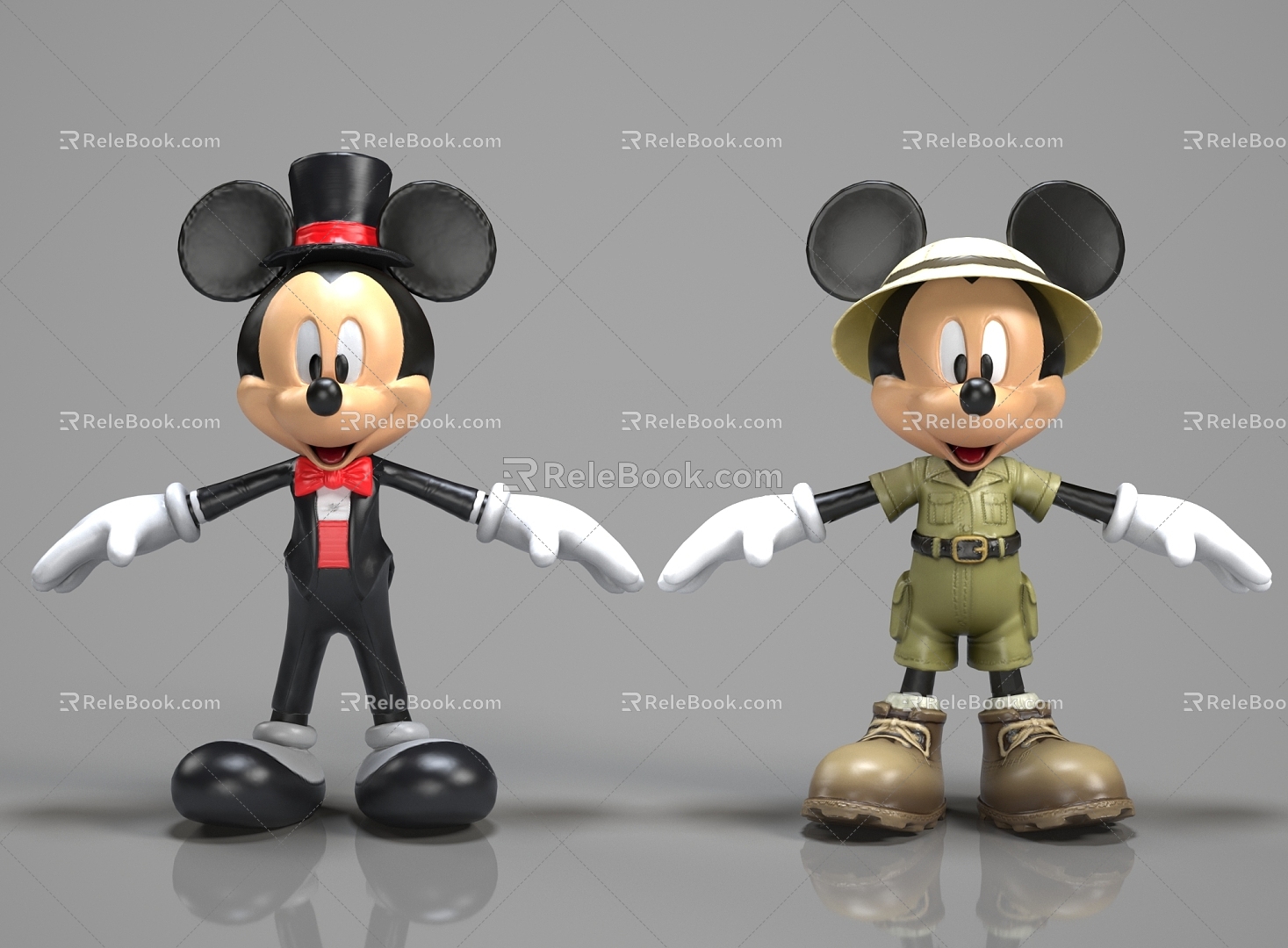 Mickey Mouse Mickey suit Mickey mickey mountaineering Mickey Disney 3d model