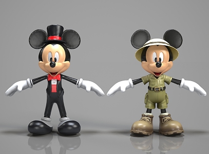 Mickey Mouse Mickey suit Mickey mickey mountaineering Mickey Disney 3d model