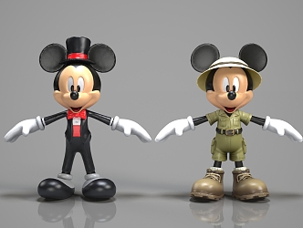 Mickey Mouse Mickey suit Mickey mickey mountaineering Mickey Disney 3d model