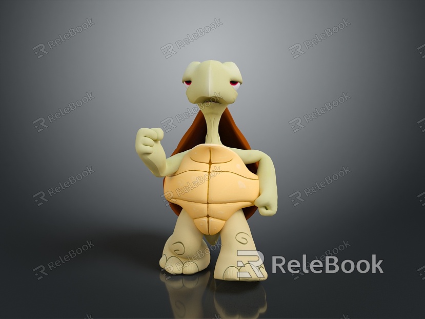 Turtle Turtle Cartoon Turtle Snapping Turtle Chickbill Turtle Reptile Cold Blooded Animal Reptile Reptile Class model