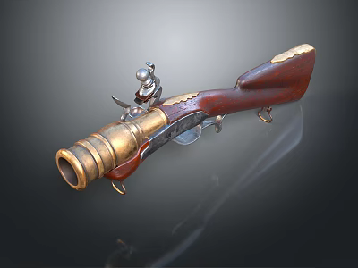 Retro Pistol Retro Gun Short Gun Pistol Modern Weapon Hot Weapon Hot Weapon Gun Military 3d model