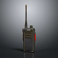 Kirisun Walkie Talkie with Antenna Black Body and Red Button Communication Tool