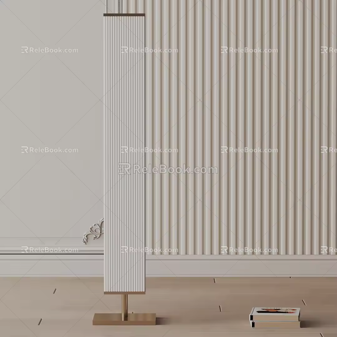Modern floor lamp 3d model