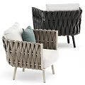 Single sofa 3d model