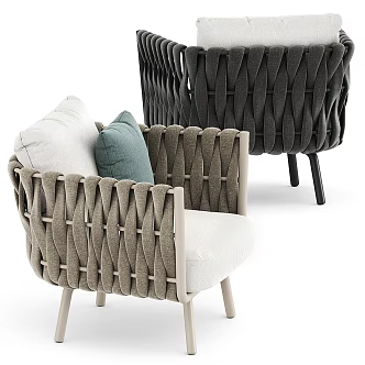 Single sofa 3d model