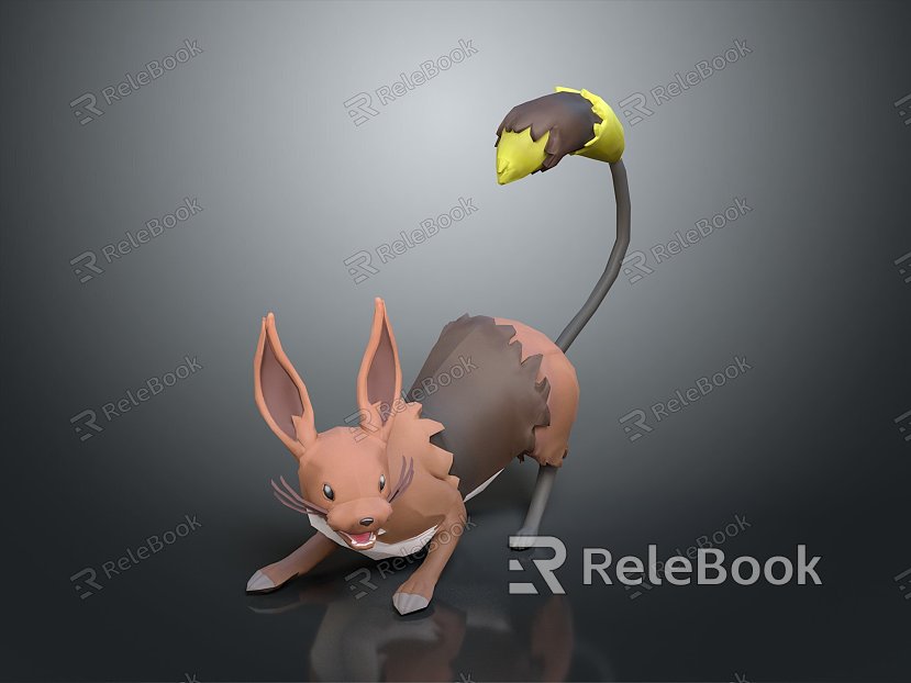 Cartoon Mouse Animated Mouse Mouse Mouse Mouse Mouse Grey Mouse Anime Mouse Cartoon Character model