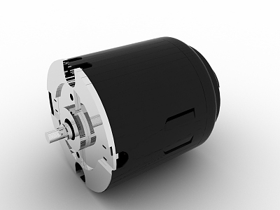 modern motor 3d model