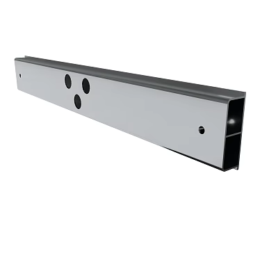 Sturdy Metal Structural Bracket With Long Shape And Mounting Holes 3d model