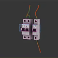 Modern switch air switch power supply knife 3d model