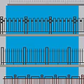Wrought Iron Railings With Various Designs And Decorative Patterns For Outdoor Spaces