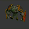 Mech Warrior Mech Soldier Machine Battlearm Mechanical Battlearm Machine Fighter Robot 3d model