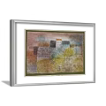 Framed Abstract Painting With Vibrant Colors And Geometric Textured Layers 3d model