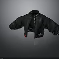 Stylish Black Leather Jacket Design With Zipper Details And Brand Tag